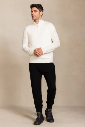 Quarter-Zip Cashmere Sweater,