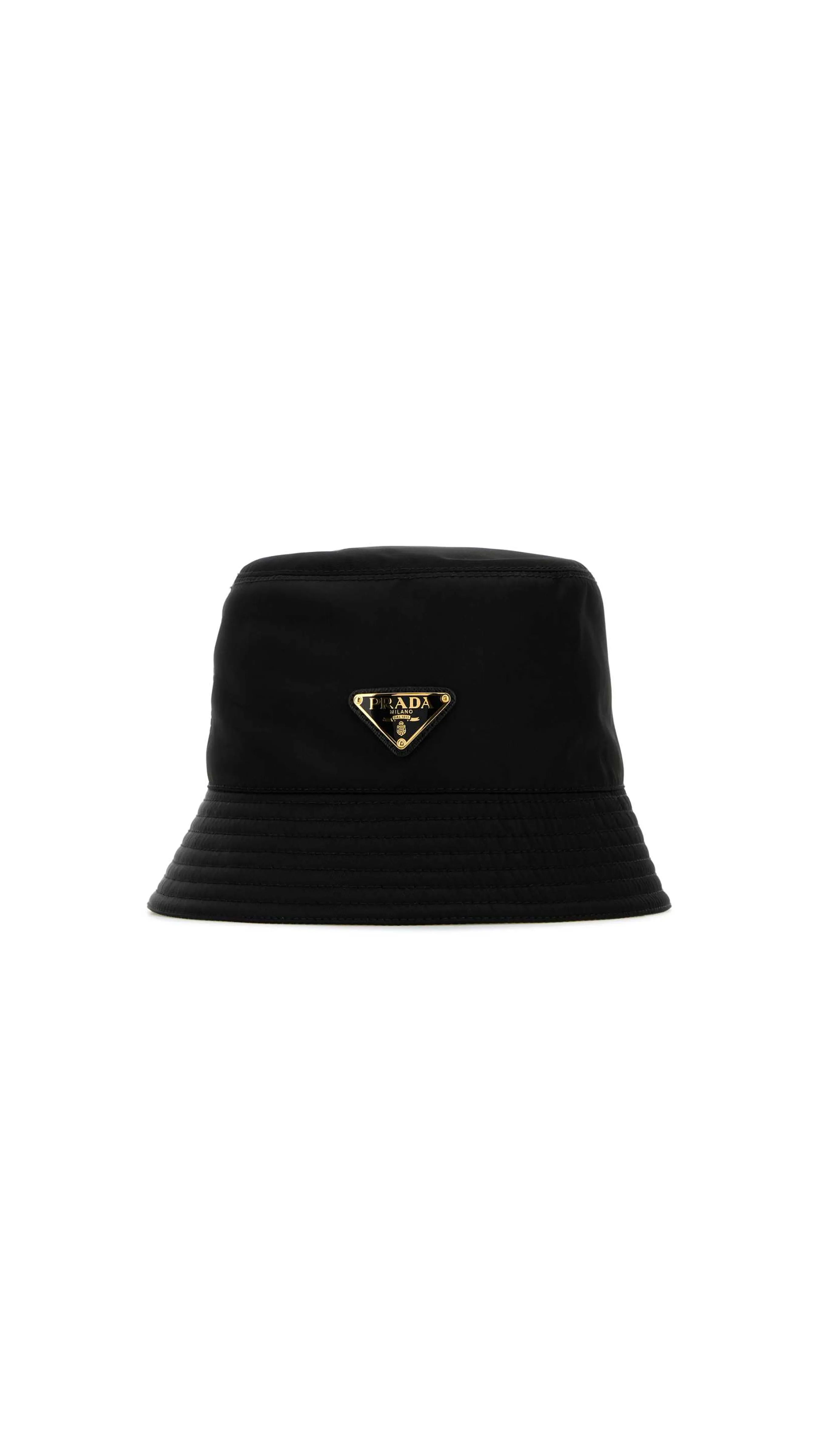 Black\Gold Re-Nylon Bucket Hat