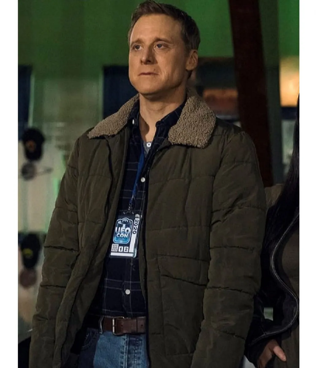 Alan Tudyk Sci-Fi Green Outerwear