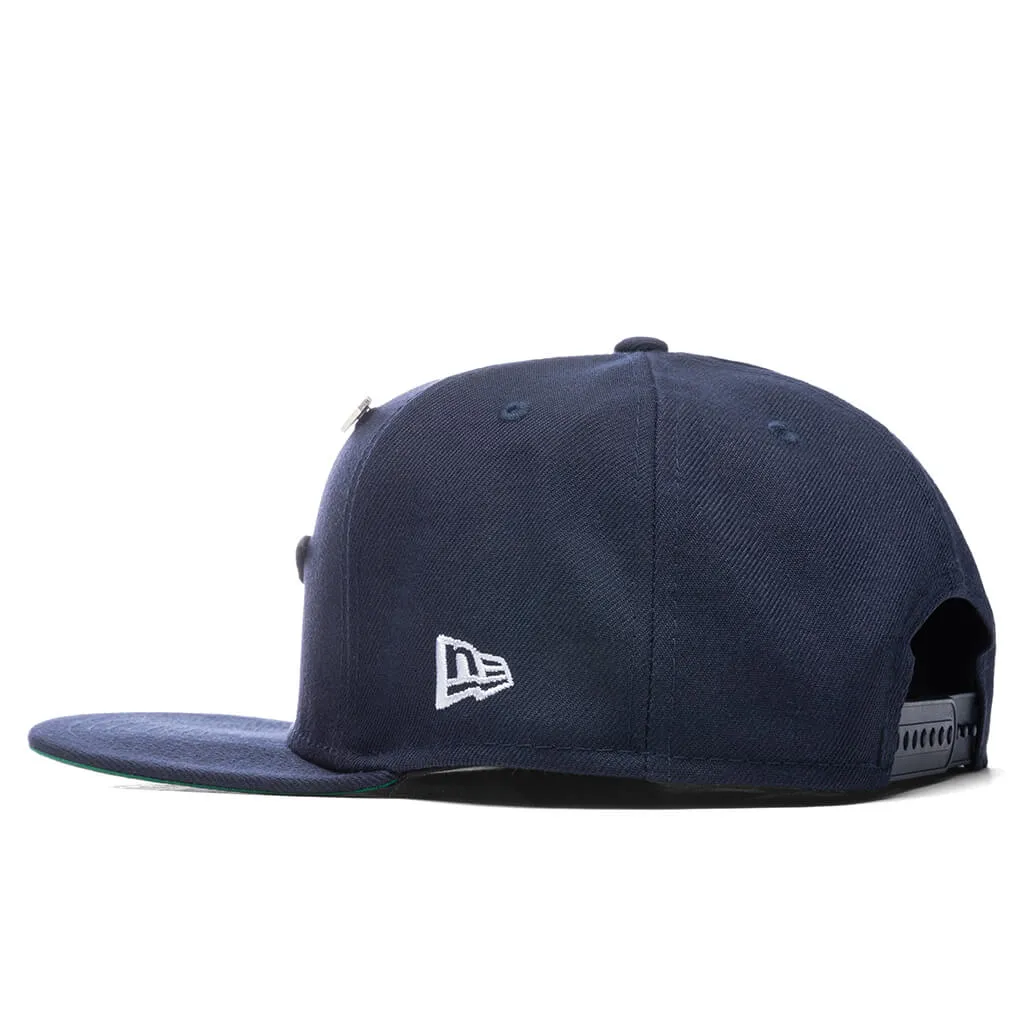 Sapphire Crown Snapback with Green Undervisor