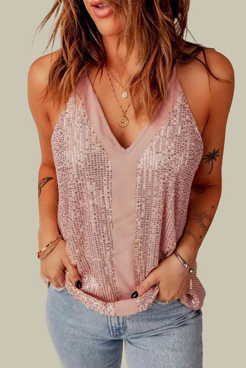 Glam Sequin Tank