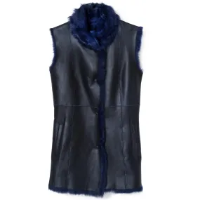 Long Shearling Vest