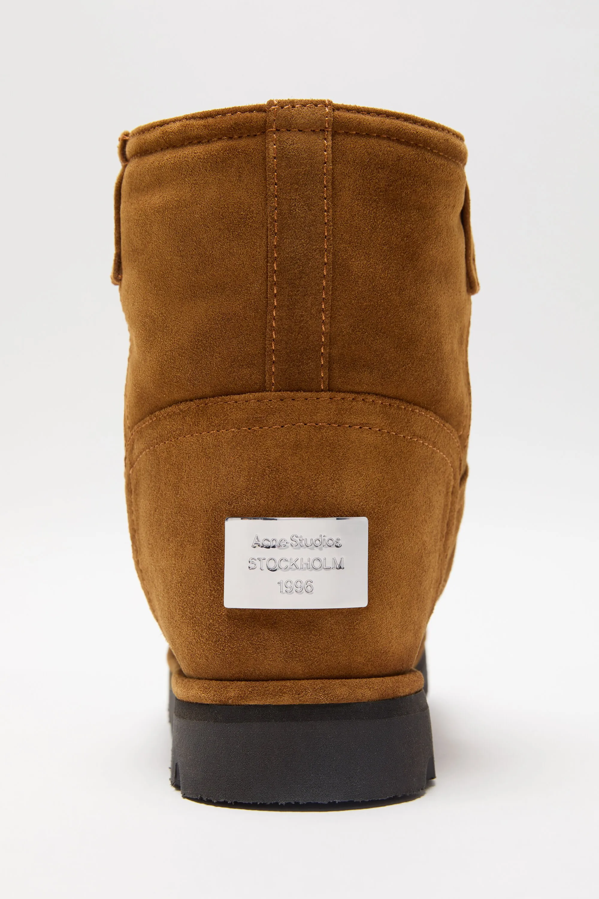 Shearling leather boots