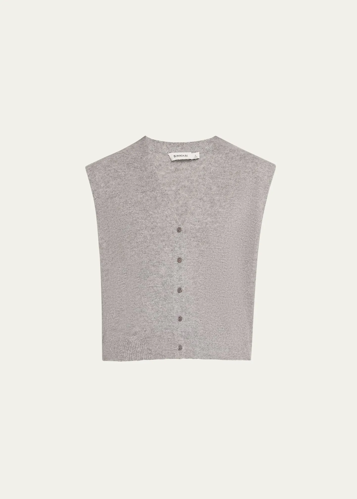 SIMKHAI Rozzi Sleeveless Cashmere Sweater Vest