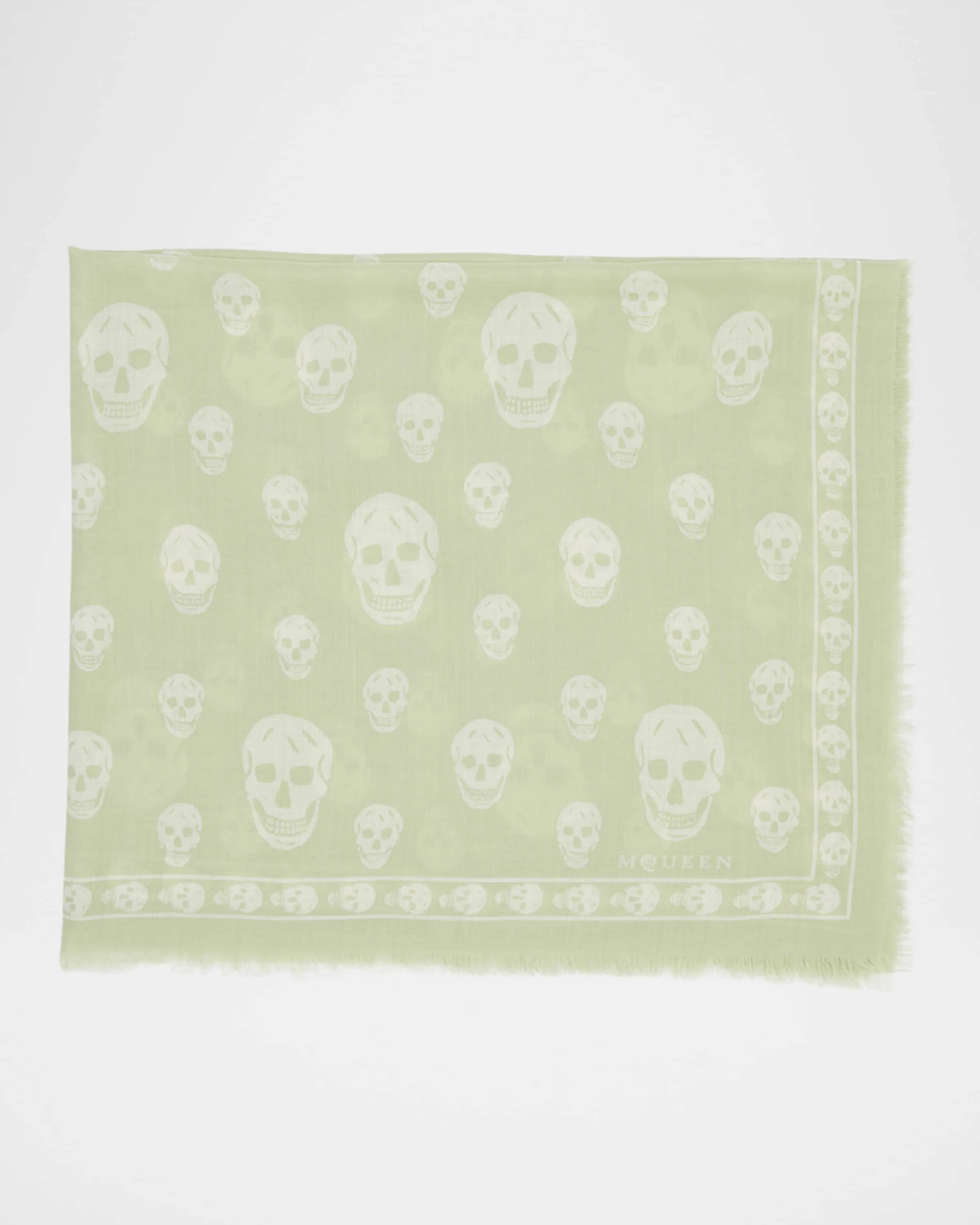 Skull Wool Scarf