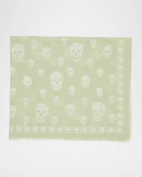 Skull Wool Scarf