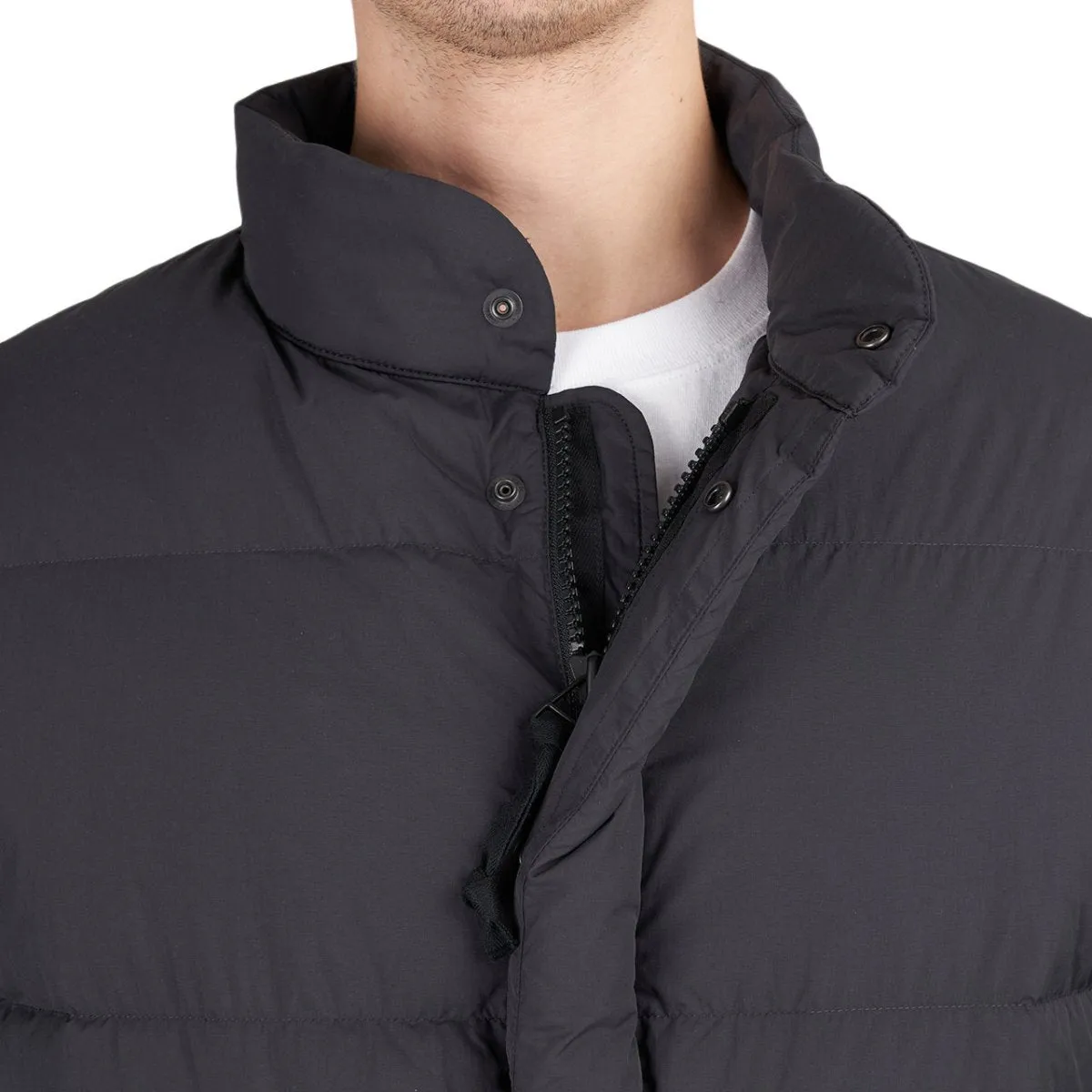 Snow Peak Black Recycled Nylon Ripstop Jacket