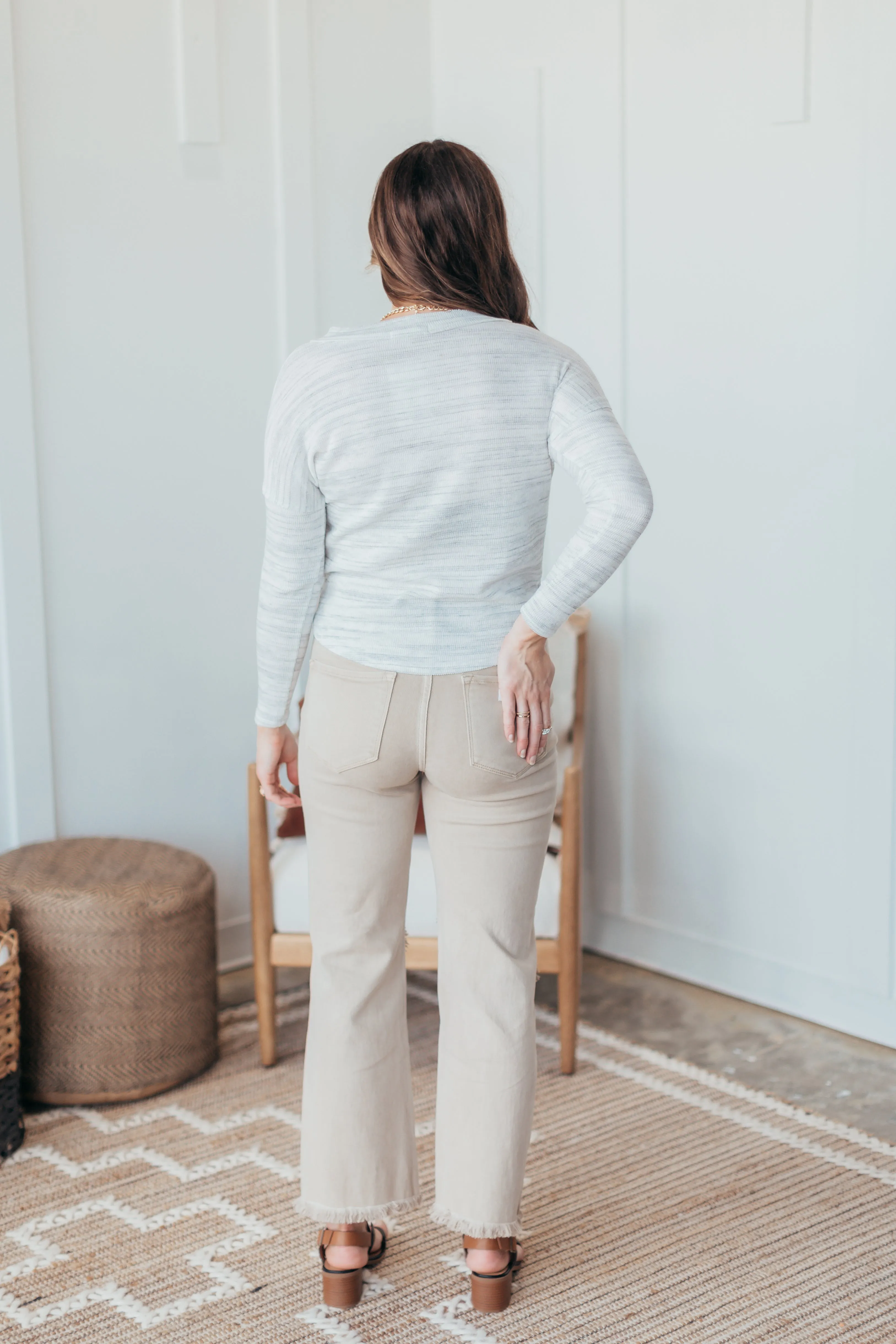 Soft Marbled Knit Top