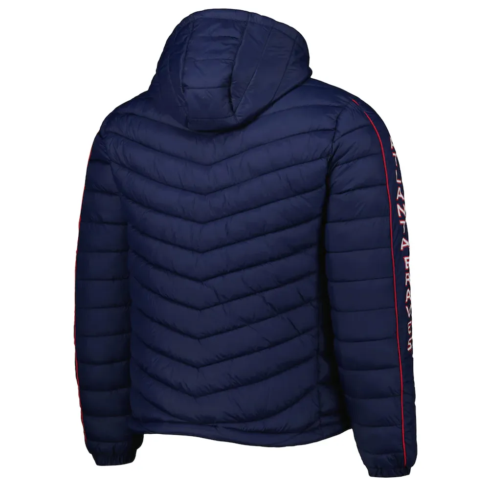 Splitter Soft Down Touch Atlanta Braves Navy Blue Puffer Jacket