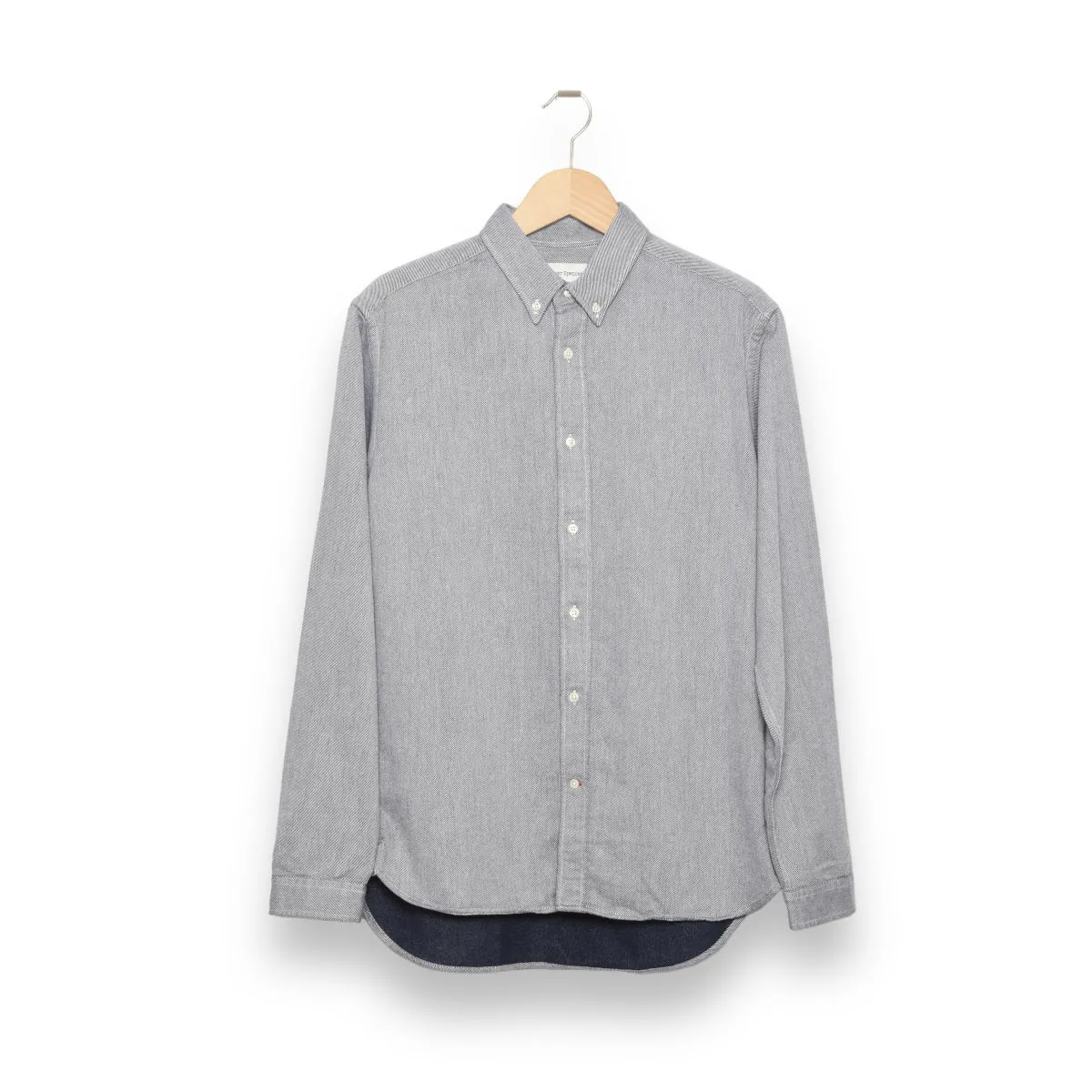 Mitchell Blue Oliver Spencer Brook Shirt