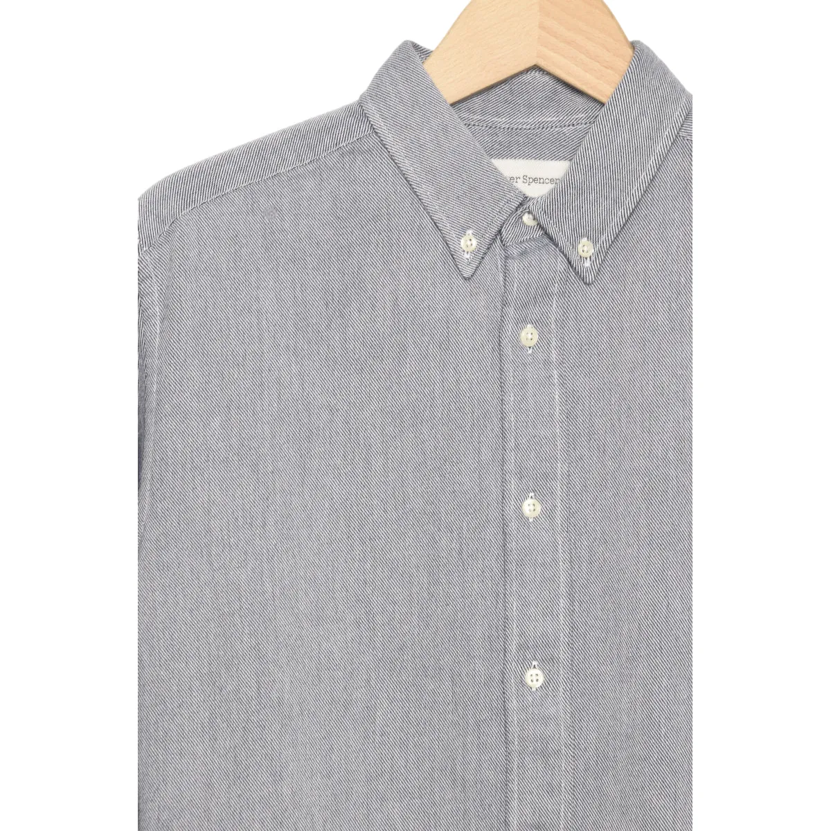 Mitchell Blue Oliver Spencer Brook Shirt