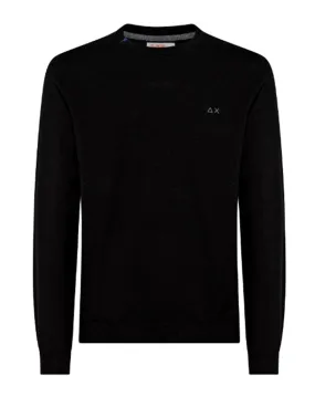 Stylish Black AI22 Maglione Sun68 Men's Sweater