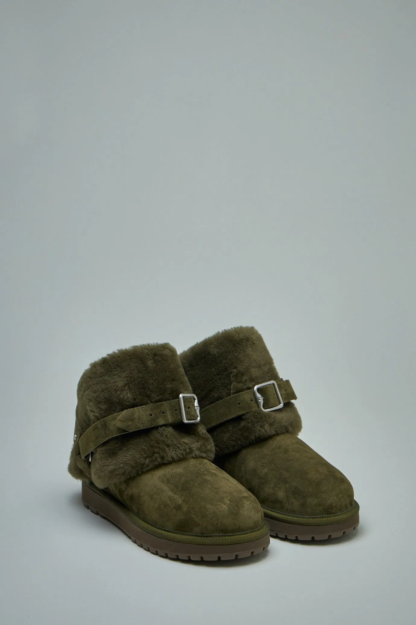 Suede Chubby Boots