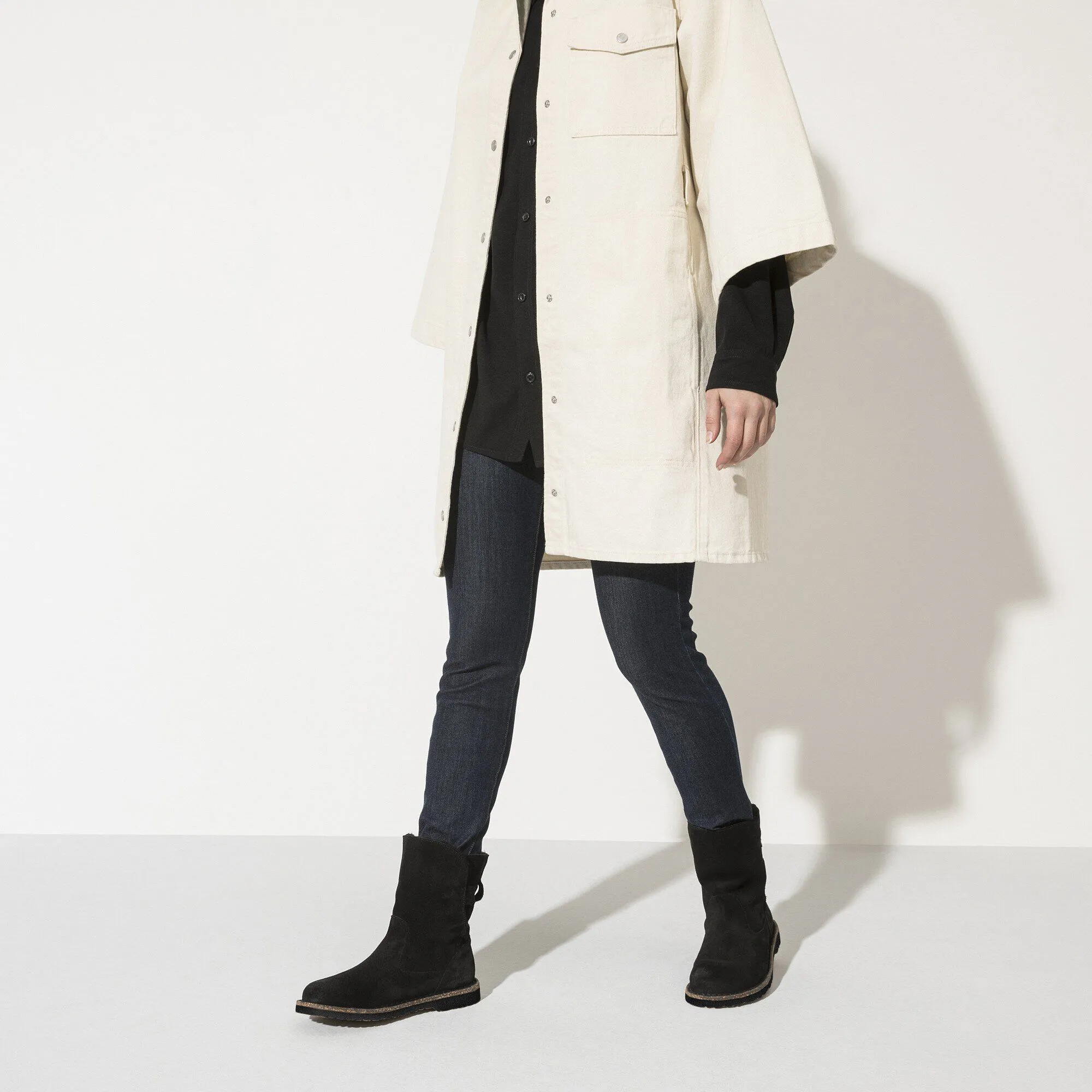 Shearling Suede Leather