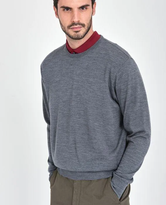 Summer Wool Extra Fine Merino Wool Col by Paul & Shark