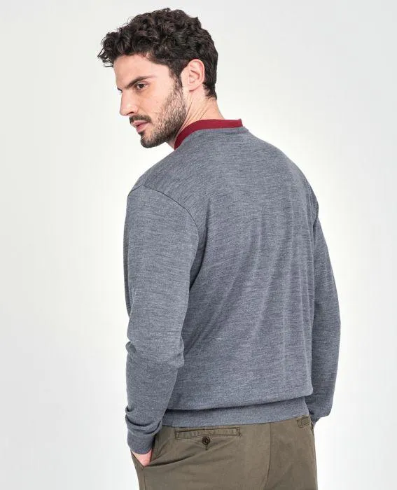 Summer Wool Extra Fine Merino Wool Col by Paul & Shark