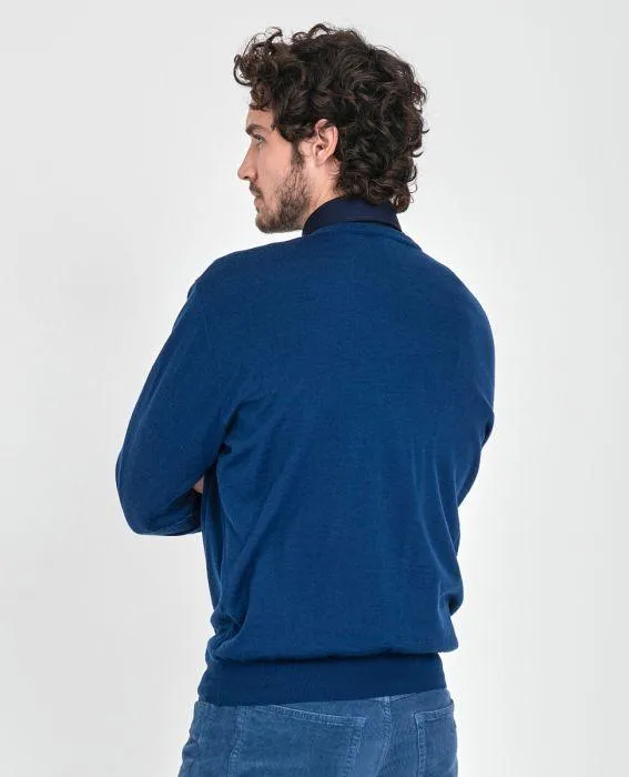 Summer Wool Extra Fine Merino Wool Col by Paul & Shark