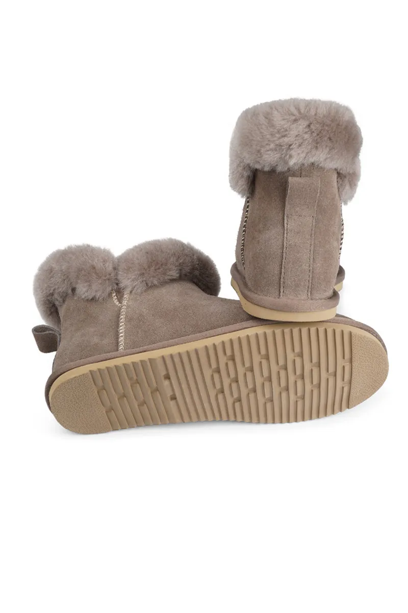 Sula Shearling Suede Boots