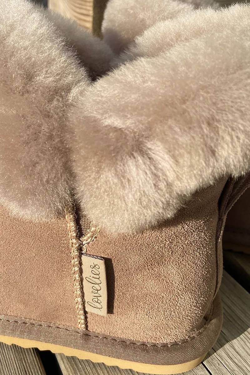 Sula Shearling Suede Boots