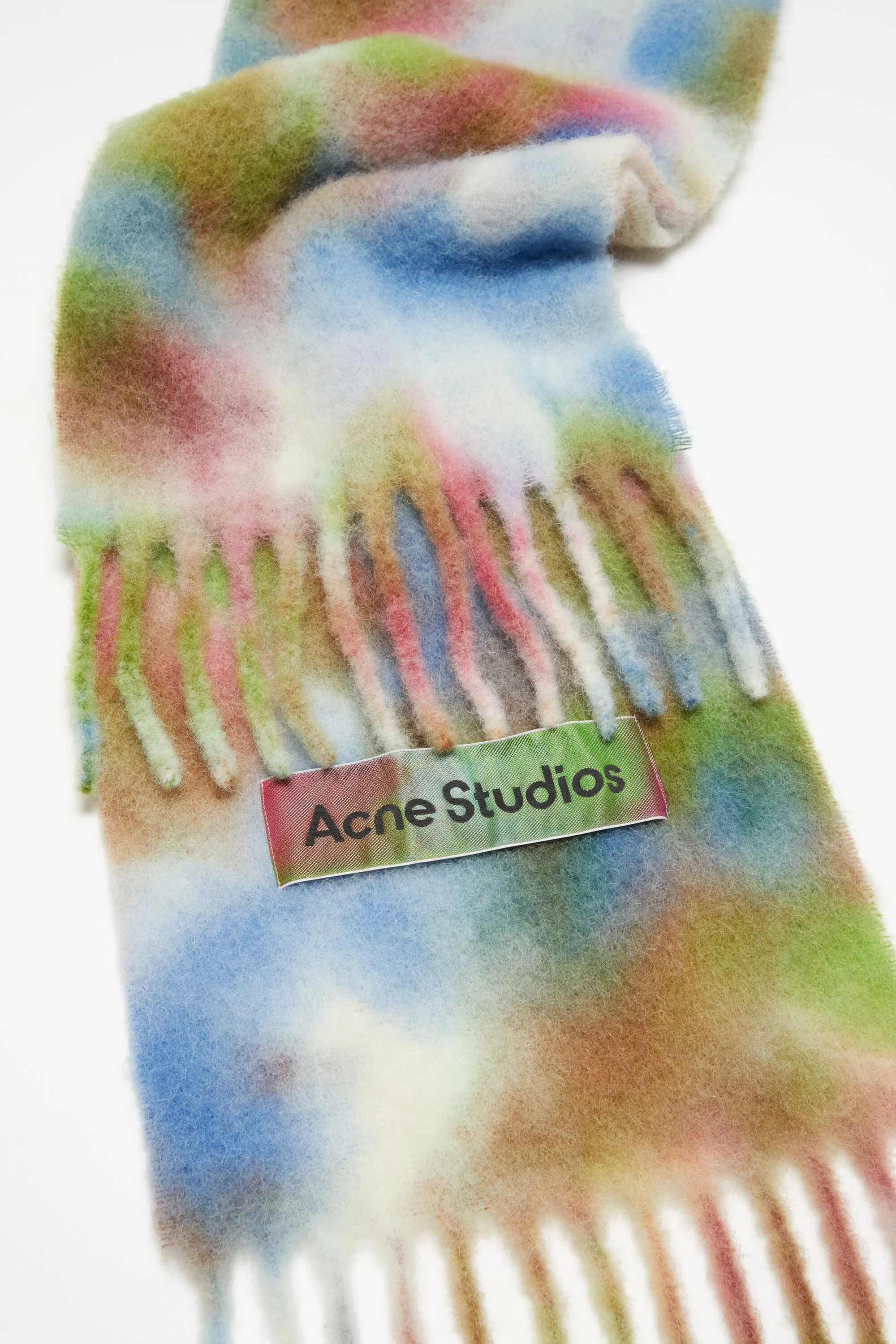 Tie-dye Alpaca Wool Scarf