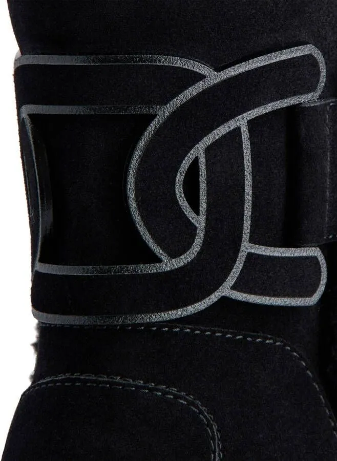 Tod's Black Shearling Boots