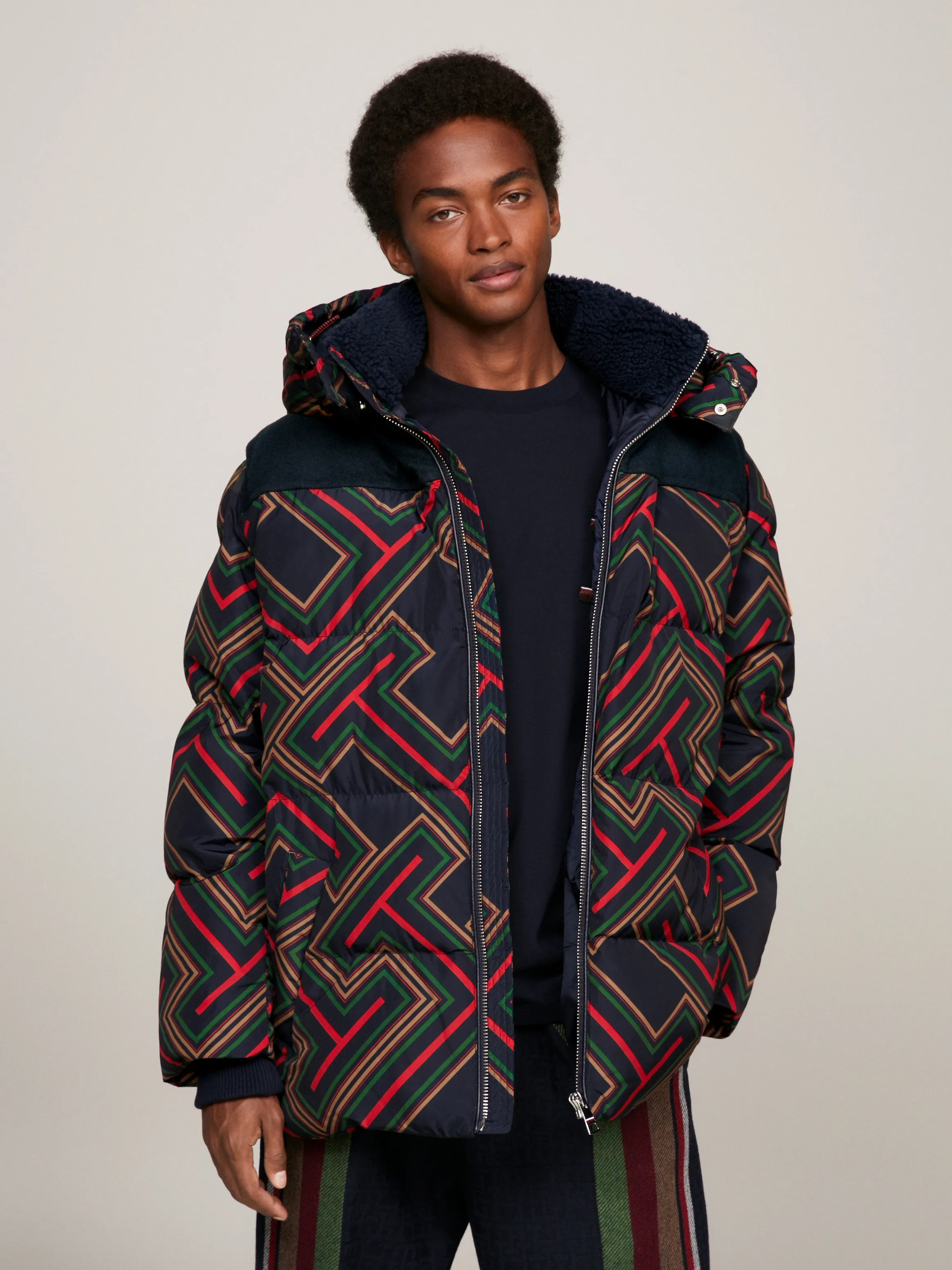 Tommy Hilfiger Pendleton Stripe Puffer