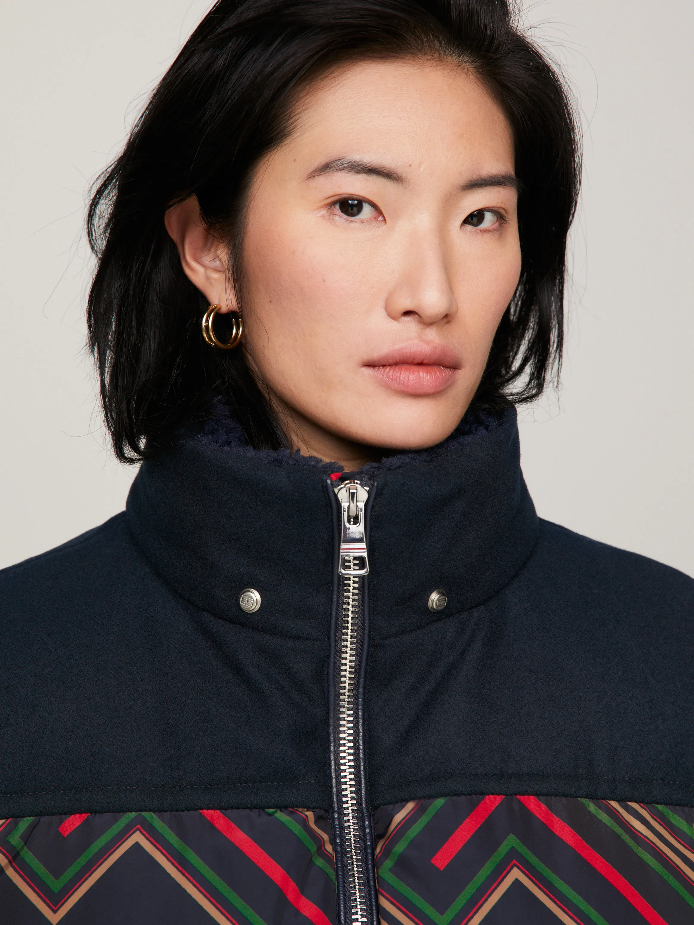 Tommy Hilfiger Pendleton Stripe Puffer