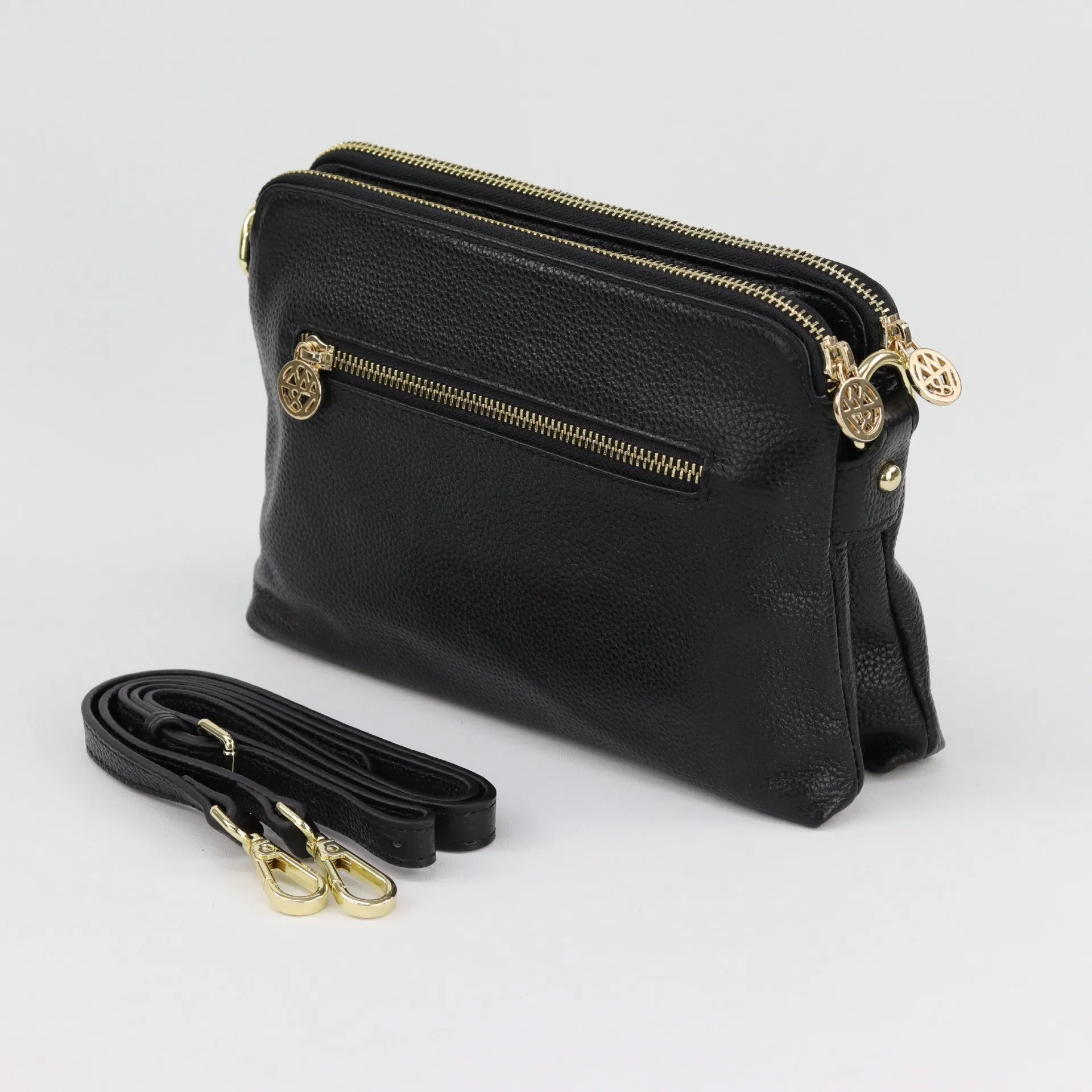 Leather Crossbody Bag named Trisha