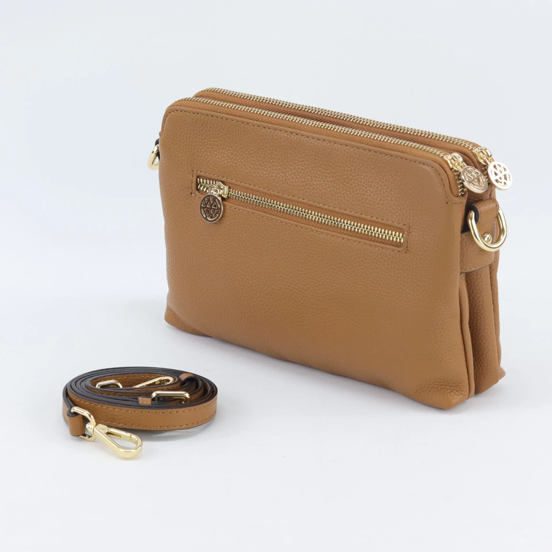 Leather Crossbody Bag named Trisha