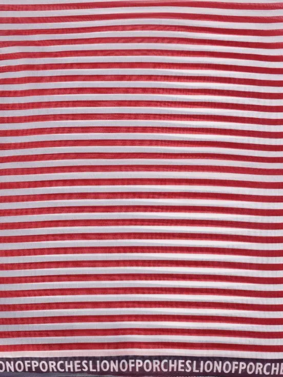 Two-colour Striped Scarf