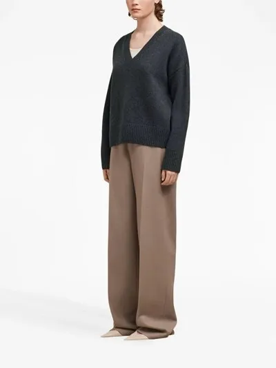 AMI PARIS  |Wool V-Neck Long Sleeves