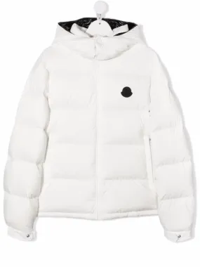 USA White Logo-print Puffer Jacket