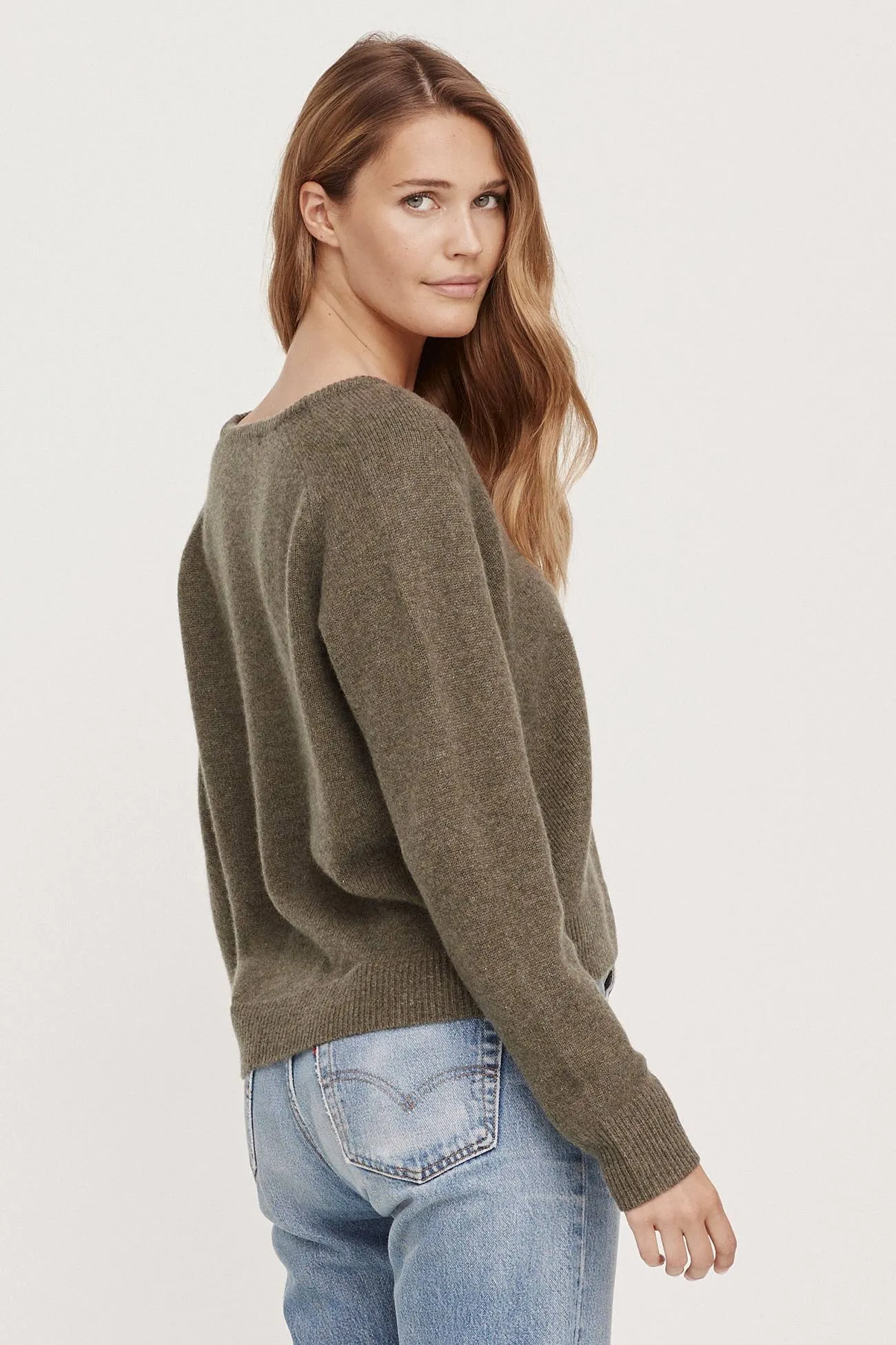 V-Neck Cashmere Sweater,