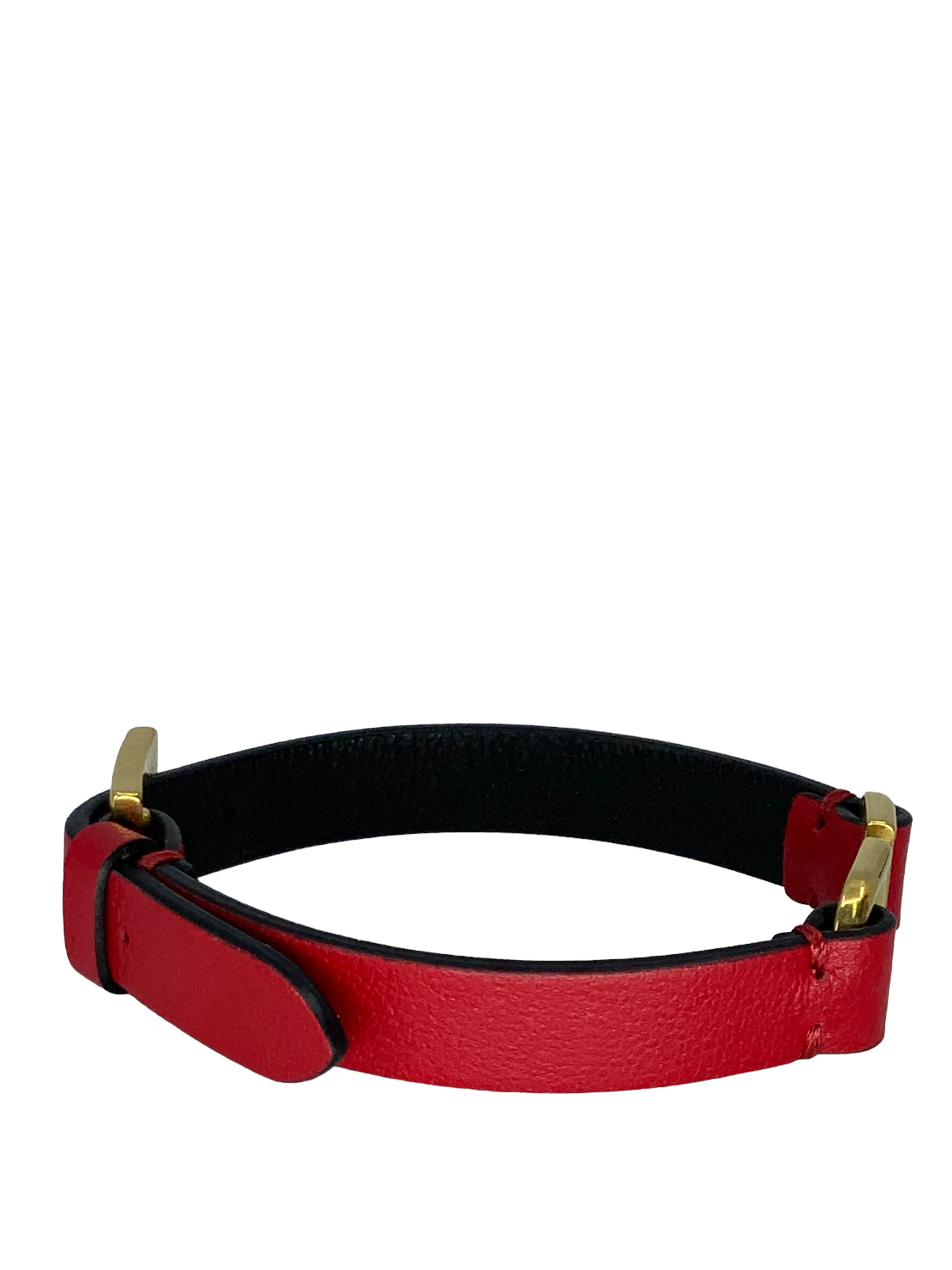 Valentino VLOGO Leather Bracelet