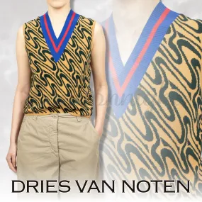 Stylish Casual Wool V-neck & Crew neck by Dries Van Noten