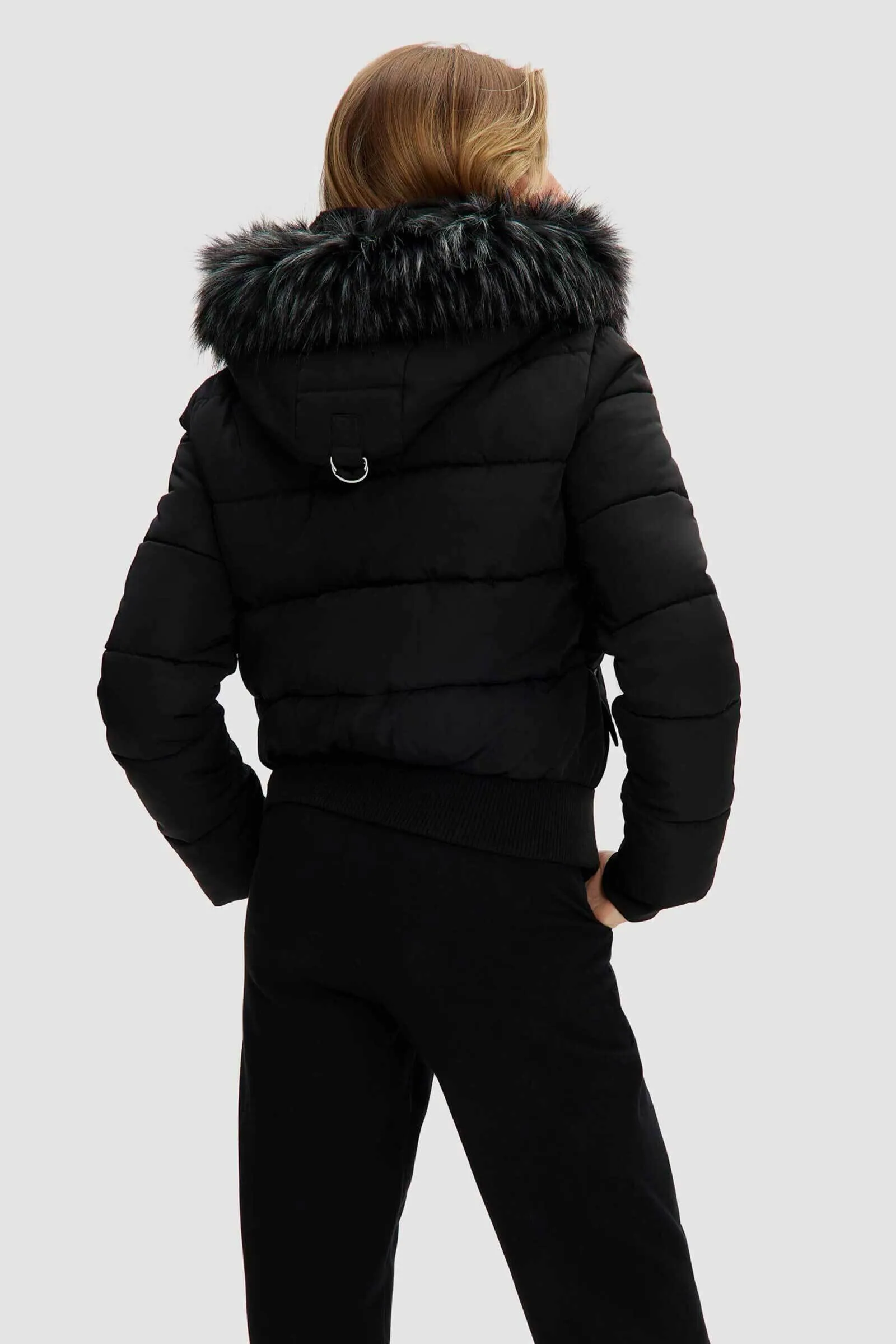 Luke 1977 Junior Black Southy Puffer Jacket