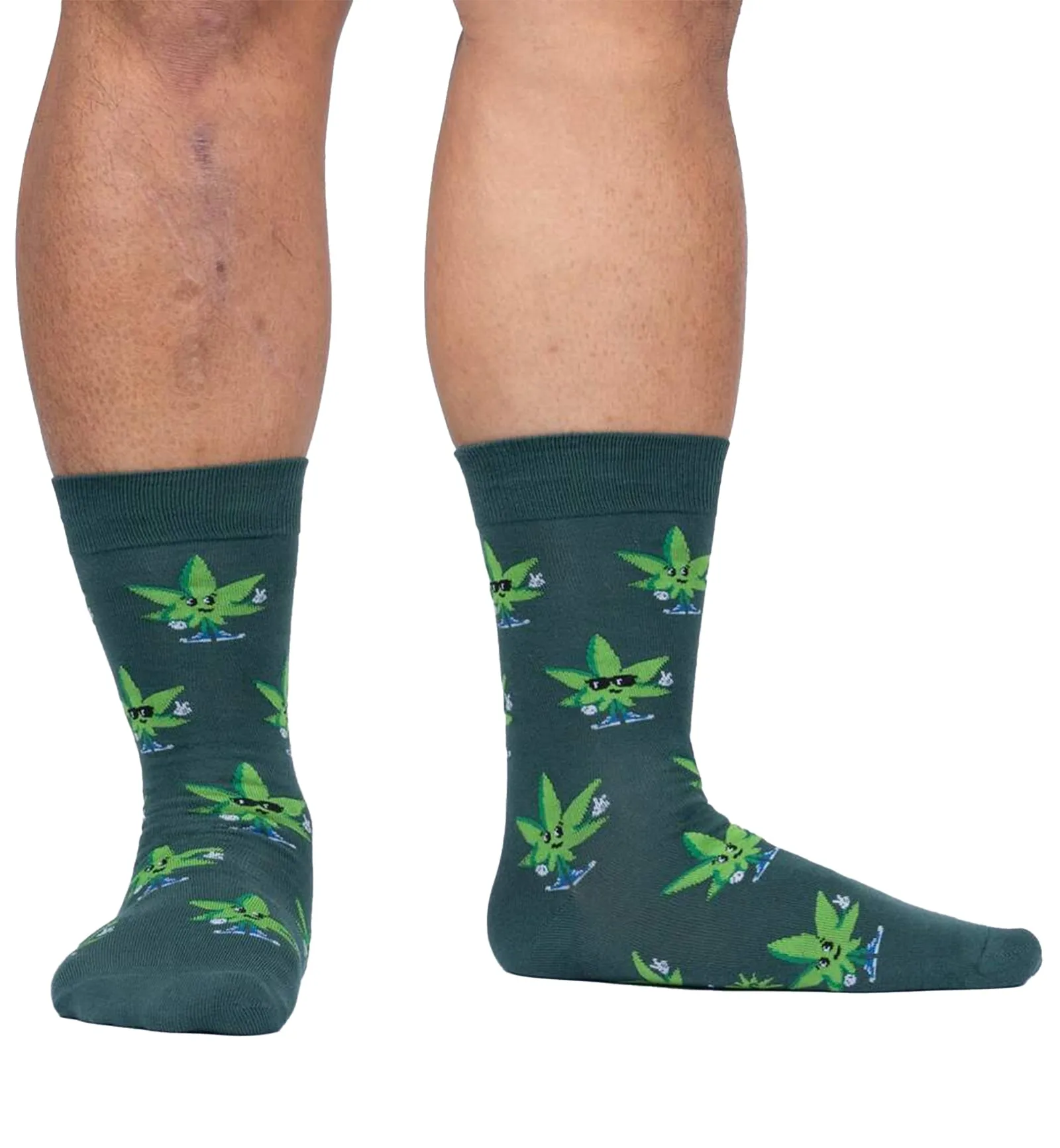 Men's Crew Socks (Prints) - Peace Out