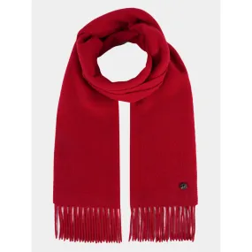 Wool scarf with fringes