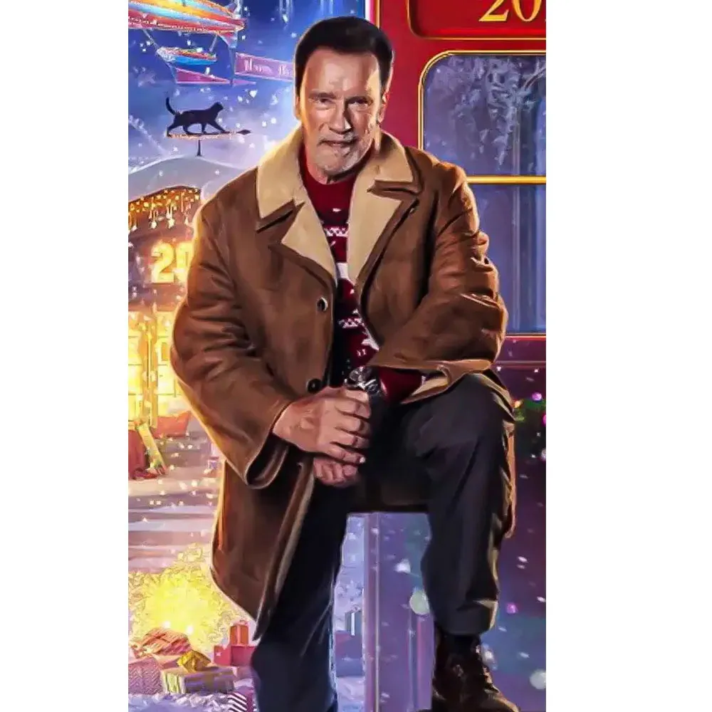 Arnold Schwarzenegger Leather Coat