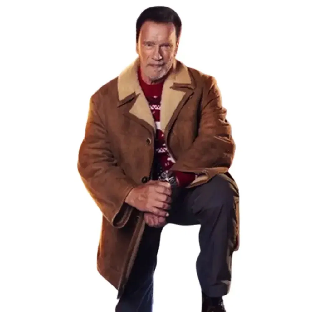 Arnold Schwarzenegger Leather Coat