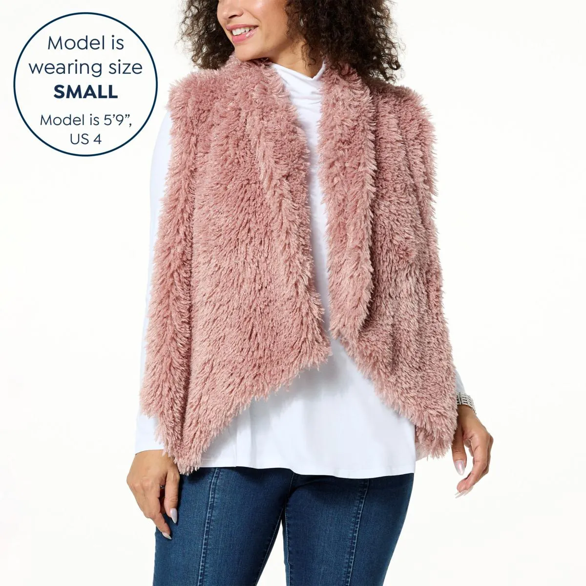 Faux Fur Vest from WynneCollection