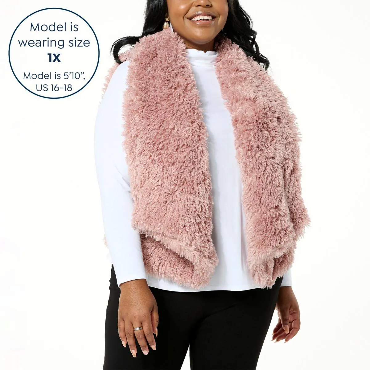 Faux Fur Vest from WynneCollection