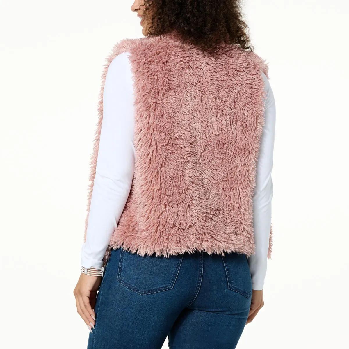 Faux Fur Vest from WynneCollection