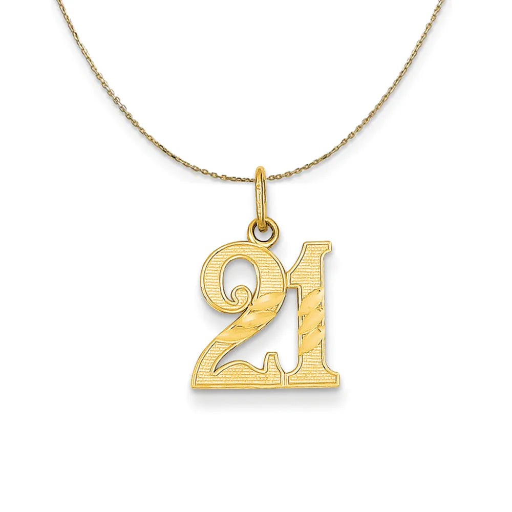 Diamond Cut 21 Necklace