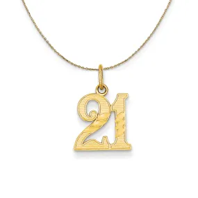 Diamond Cut 21 Necklace