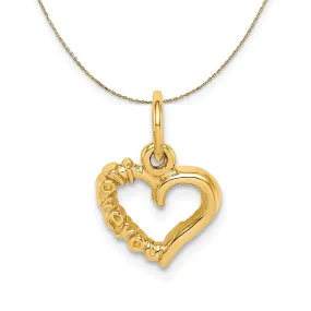 I Love You Heart Charm Necklace