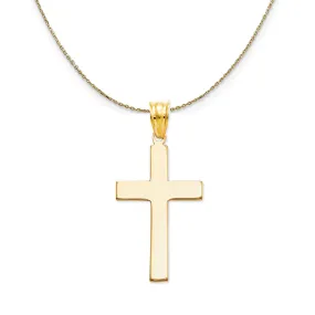 Satin Cross Necklace