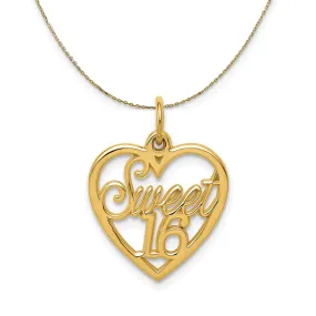 Sweet 16 Heart Necklace